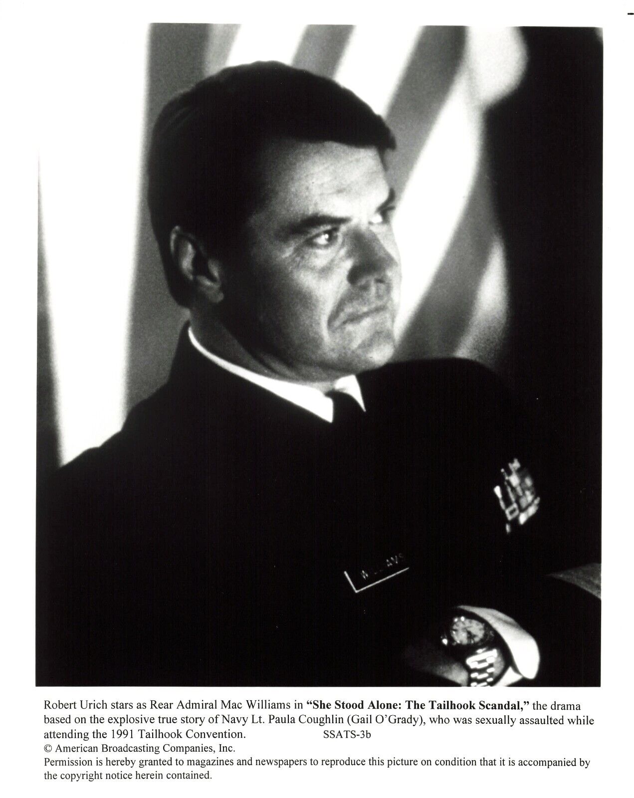 The Tailhook Scandal 1991 Movie Photo 8x10 Robert Urich Press Navy  *P70b