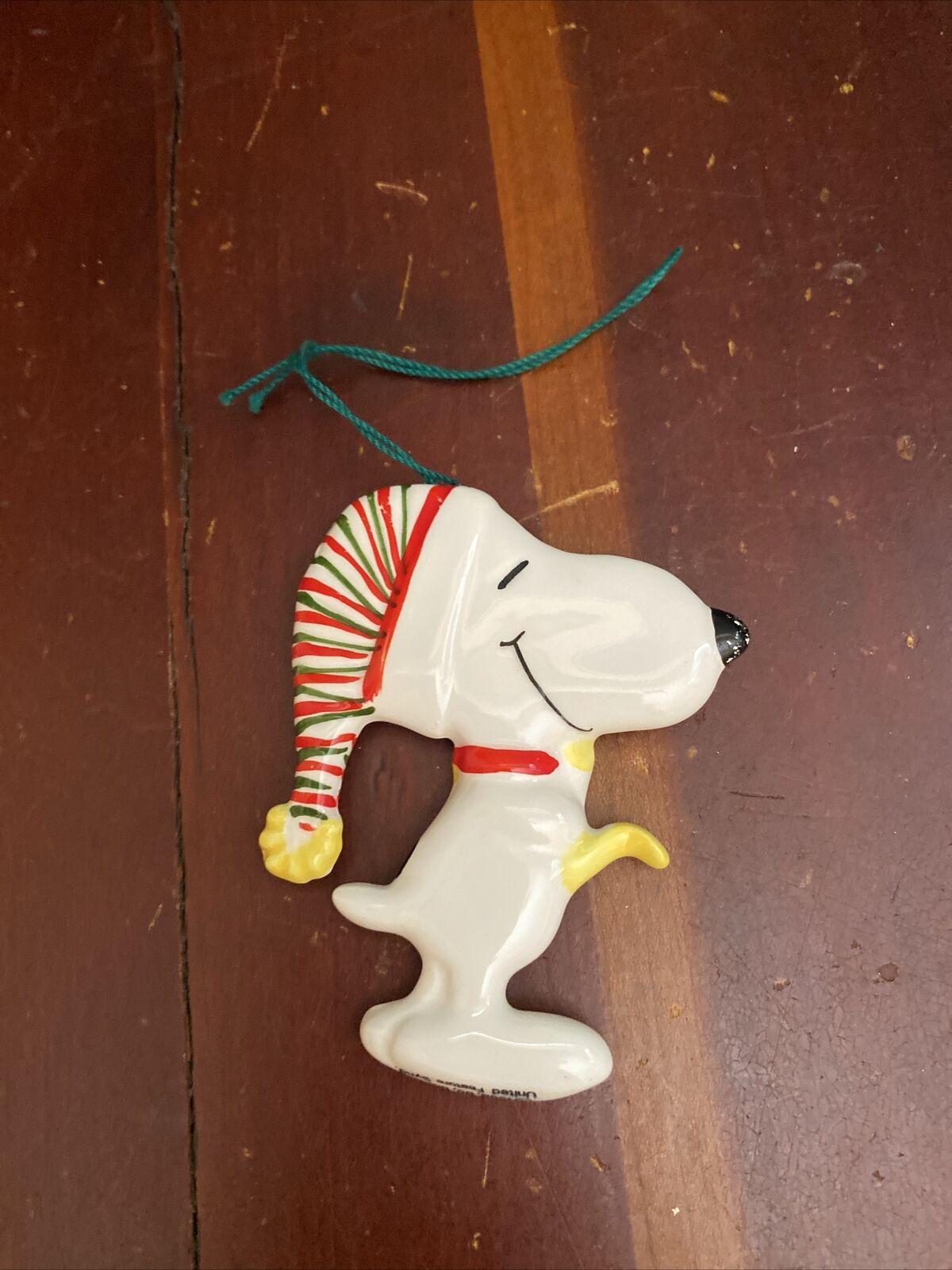 Vintage Snoopy Woodstock Stocking Cap Christmas United Features Syndicate 1972