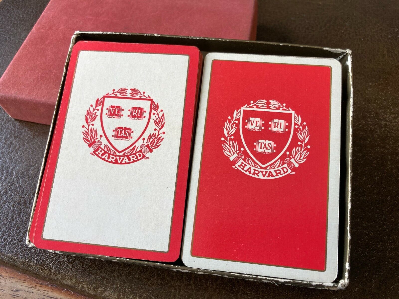 Vintage Harvard Playing Cards c1950s - 2 deck set with jokers, 52/52 and 51/52