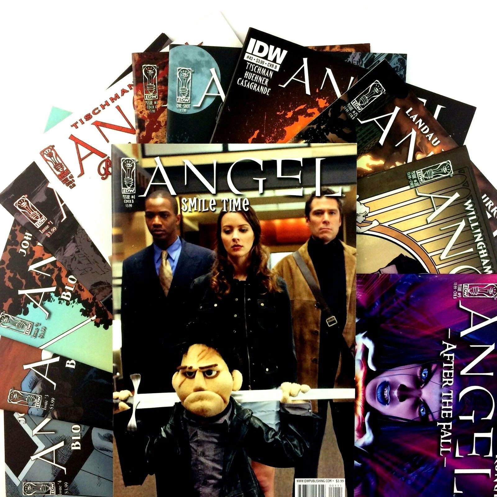 Angel 12 Comic Lot IDW Buffy Spin-Off Barbary Coast Blood & Trenches Smile Time