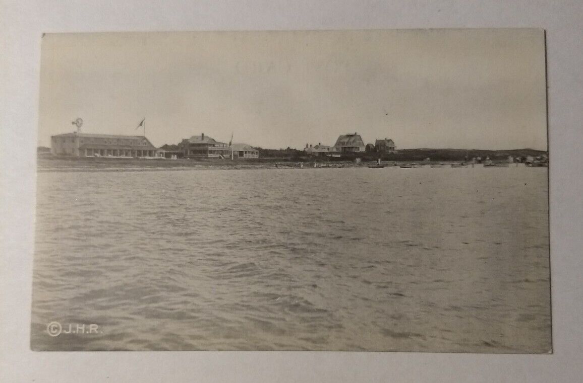 Rare Wauwinet From Haulover Beach Nantucket Island MA Postcard Vtg J.H.R. Old