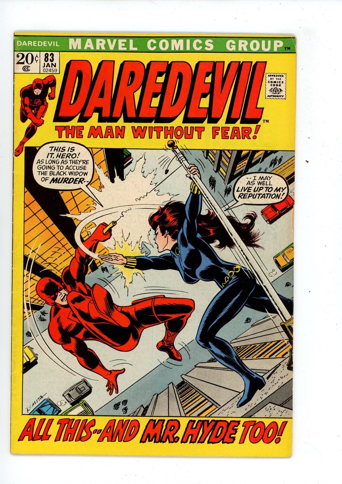 Daredevil #83 (1972) Daredevil Marvel Comics