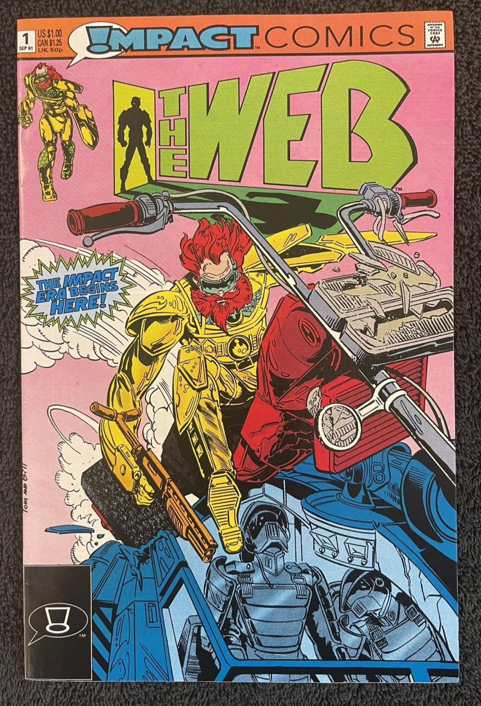 THE WEB #1 (Impact Comics, 1991) 1st Issue DC Imprint