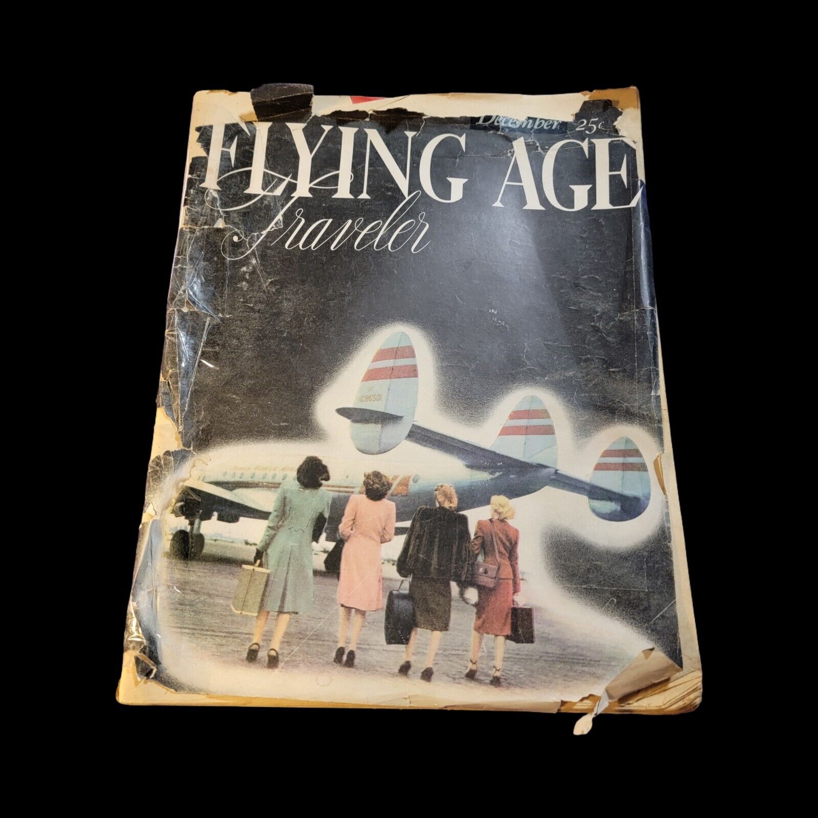 WW2 FLYING AGE TRAVLER DECEMBER 1946