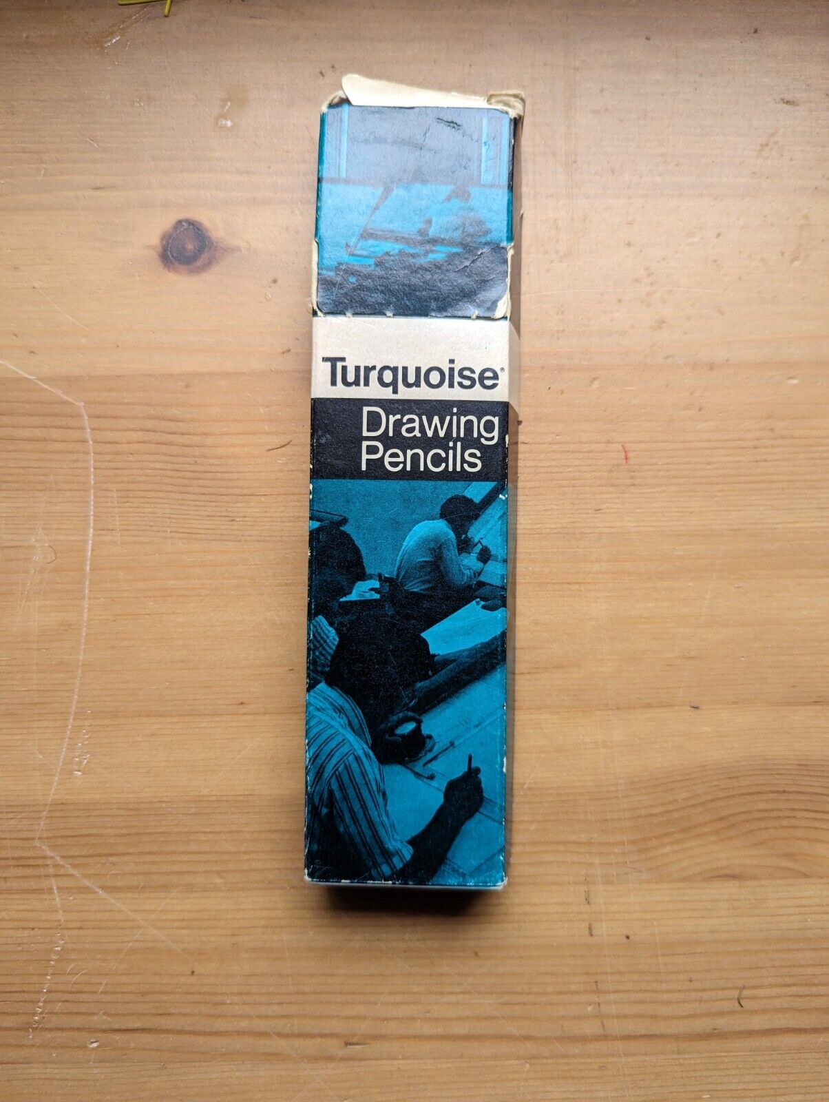 Berol Turquoise Drawing Pencils Box of 11 Unused New NOS