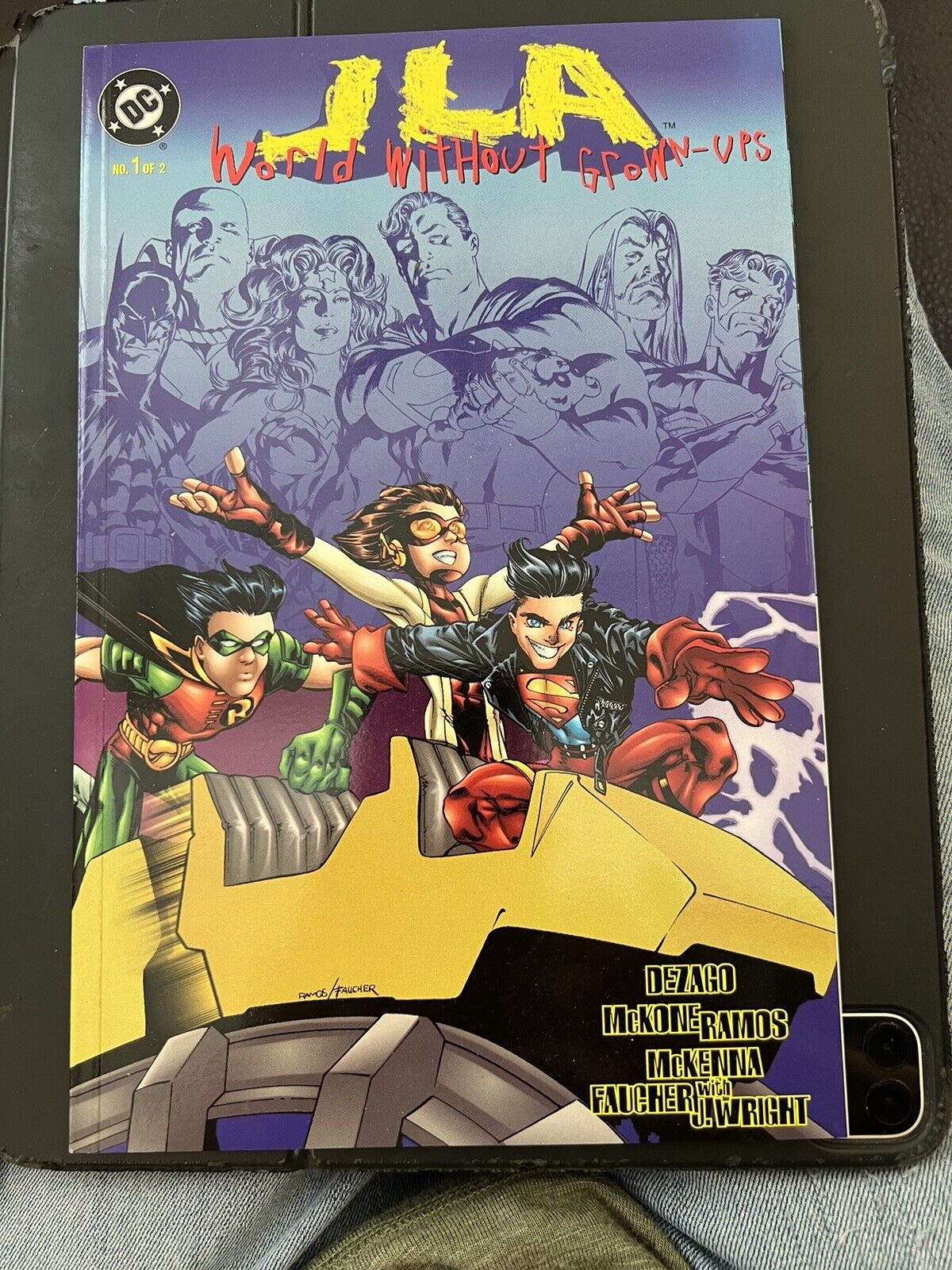 JLA: World Without Grown-Ups # 1, Featuring Young Justice, Superboy, Impulse