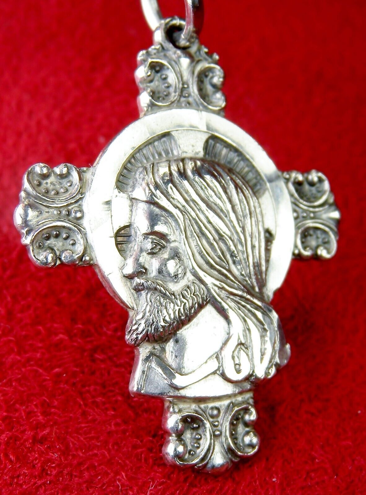 Vintage 6 GRAM Sterling WWII Chaplain Estate Collection Catholic Scapular Medal