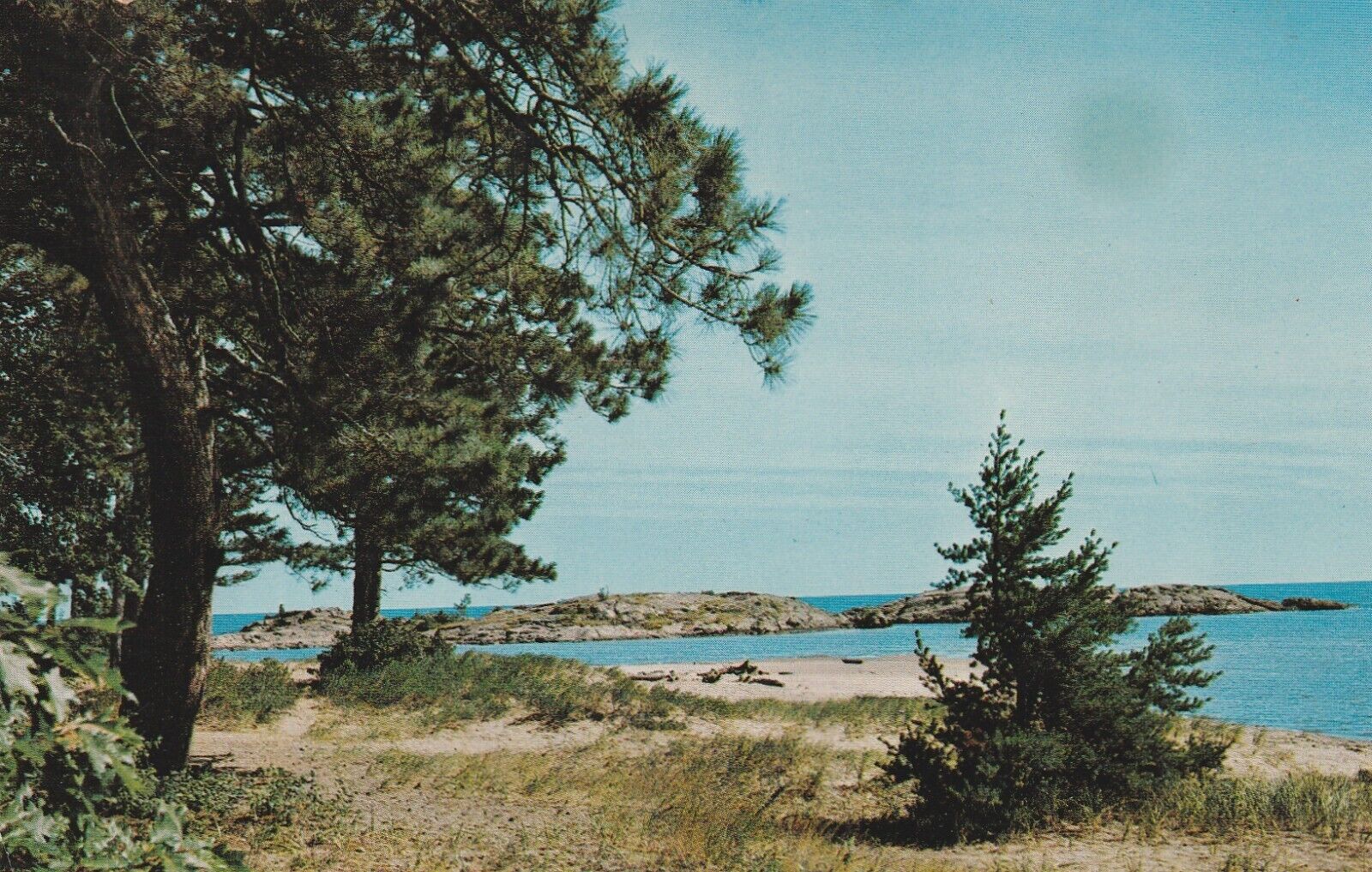 Vintage Postcard Shiras Park Marquette Michigan Photograph Unposted