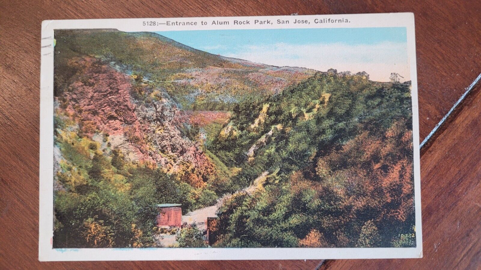 Alum Rock Park San Jose California Vintage Post Card small crease