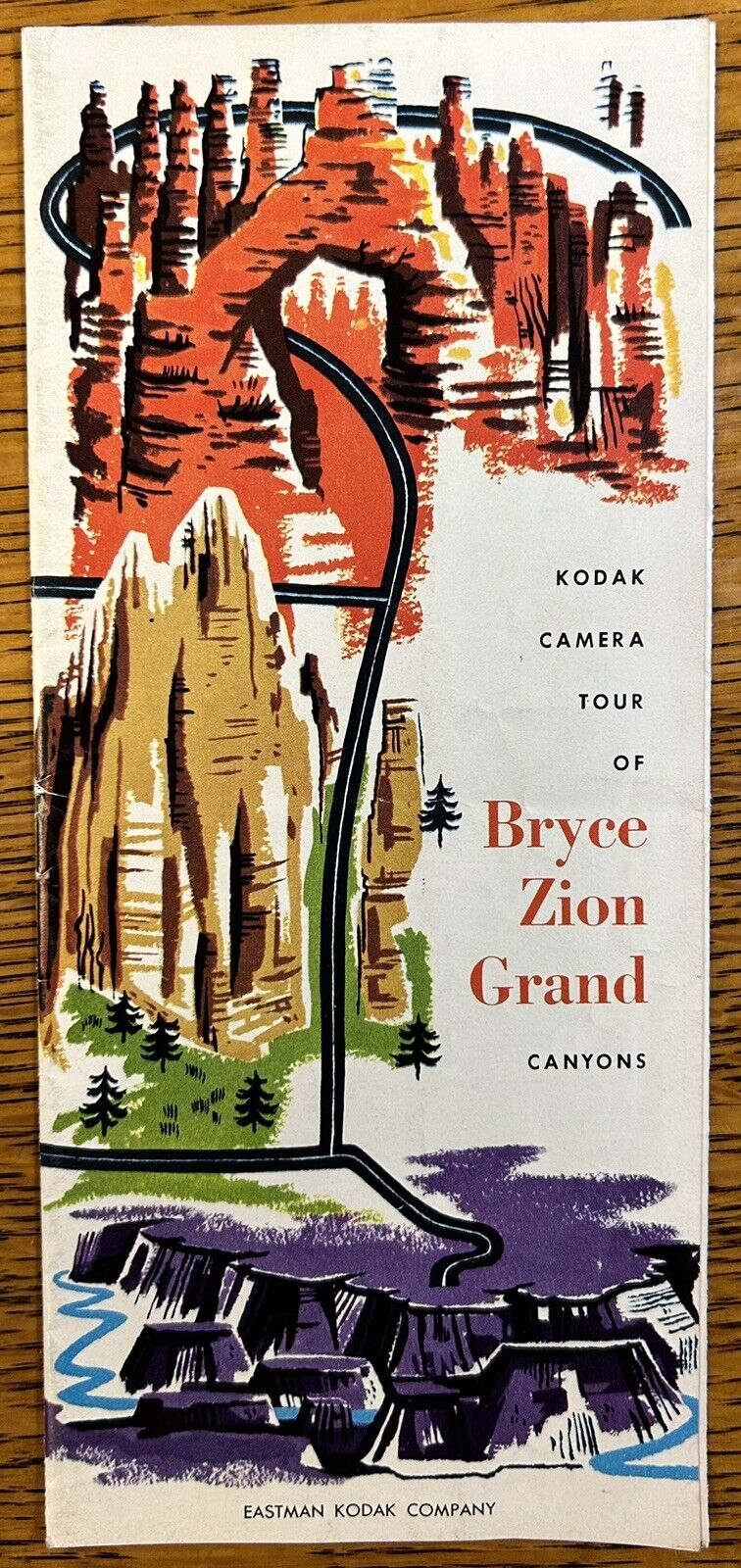 Kodak Camera Tour of Bryce, Zion, Grand Canyons, Vintage Eastman Kodak Co. 1953
