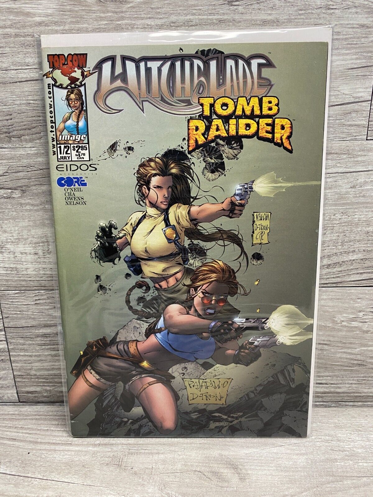 Witchblade Tomb Raider #1/2 Image Malibu Comics July 2000 Comic Book