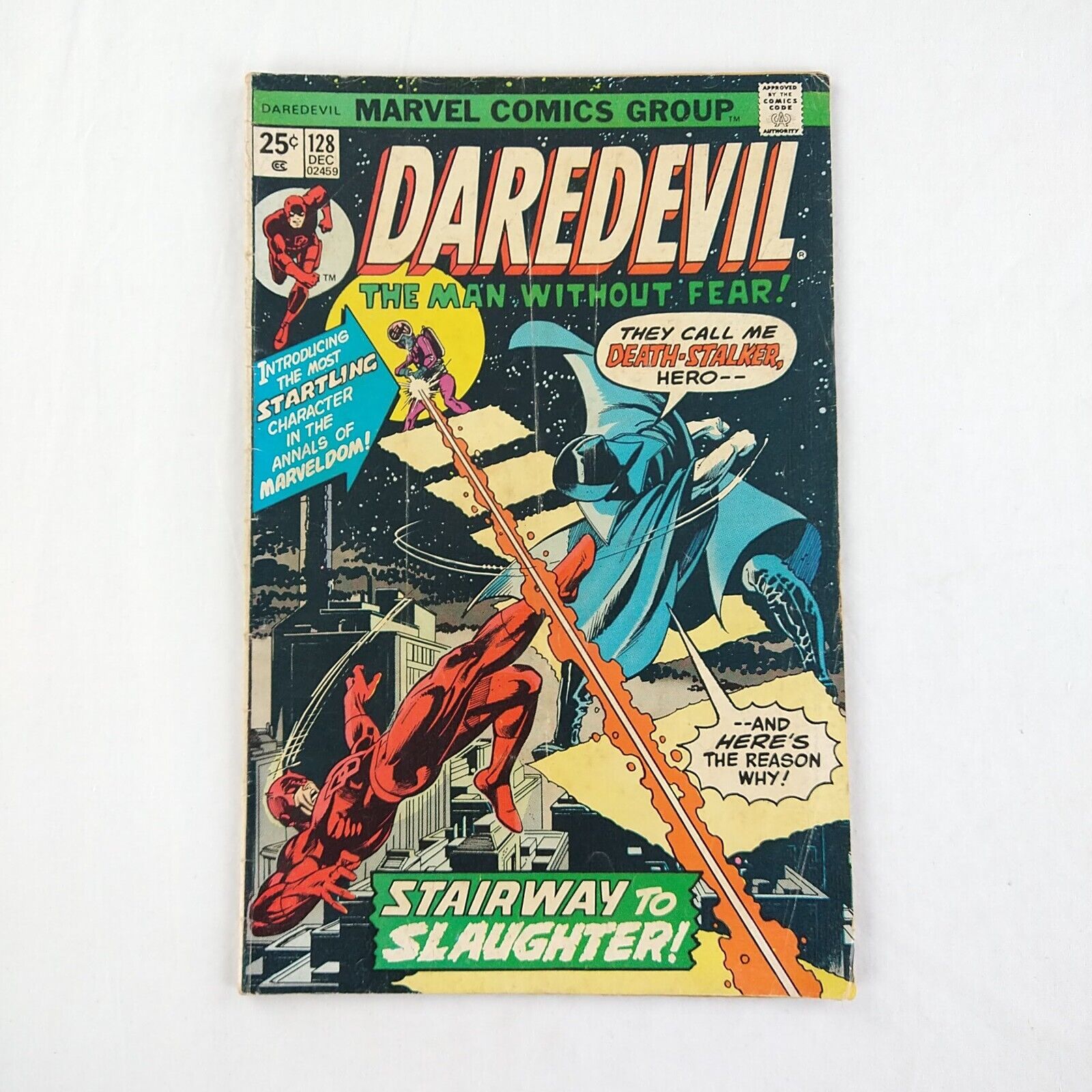 Daredevil #128 Death-Stalker (1975 Marvel Comics)