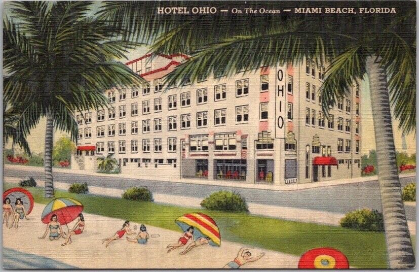 MIAMI BEACH, Florida Postcard \