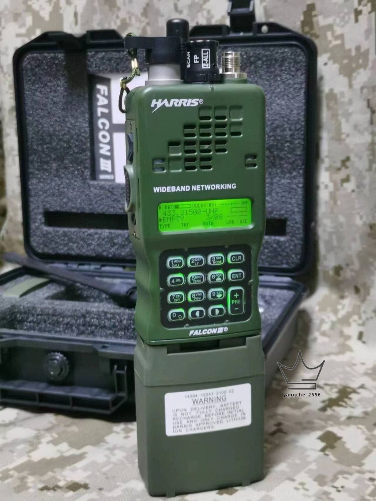 IU USTCA PRC-152A GPS Multiband Handheld FM Radio (UV)Tactical Walkie Talkie15W