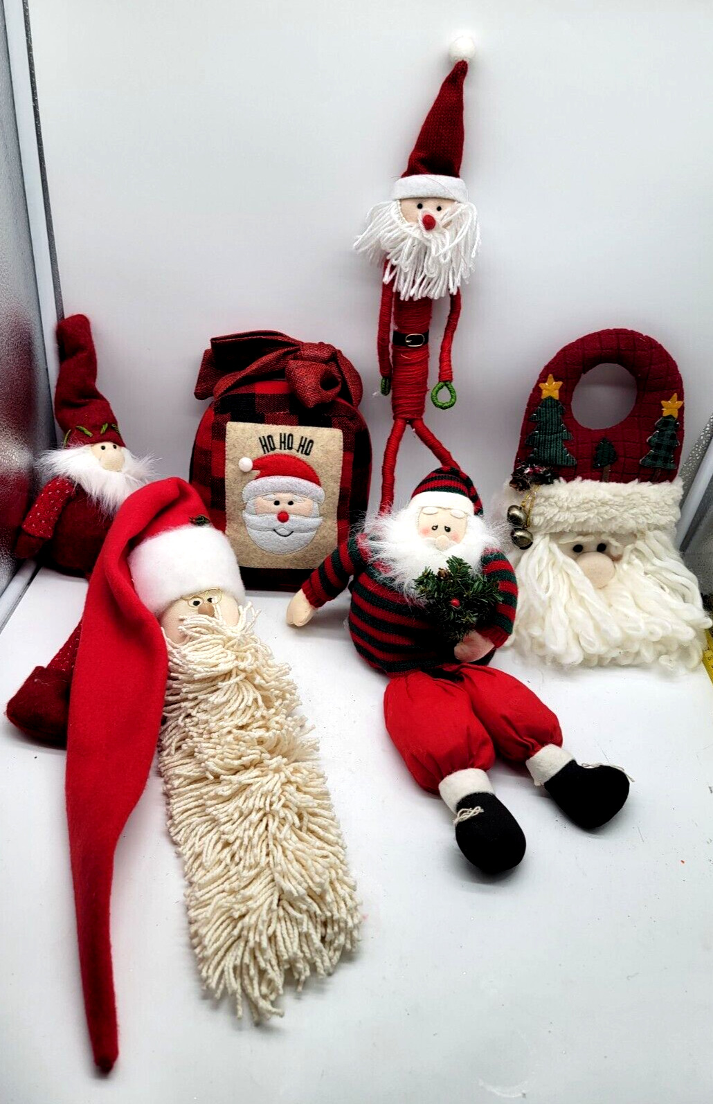 Variety Of Christmas Plush/Stuffed Santas (set of 6)