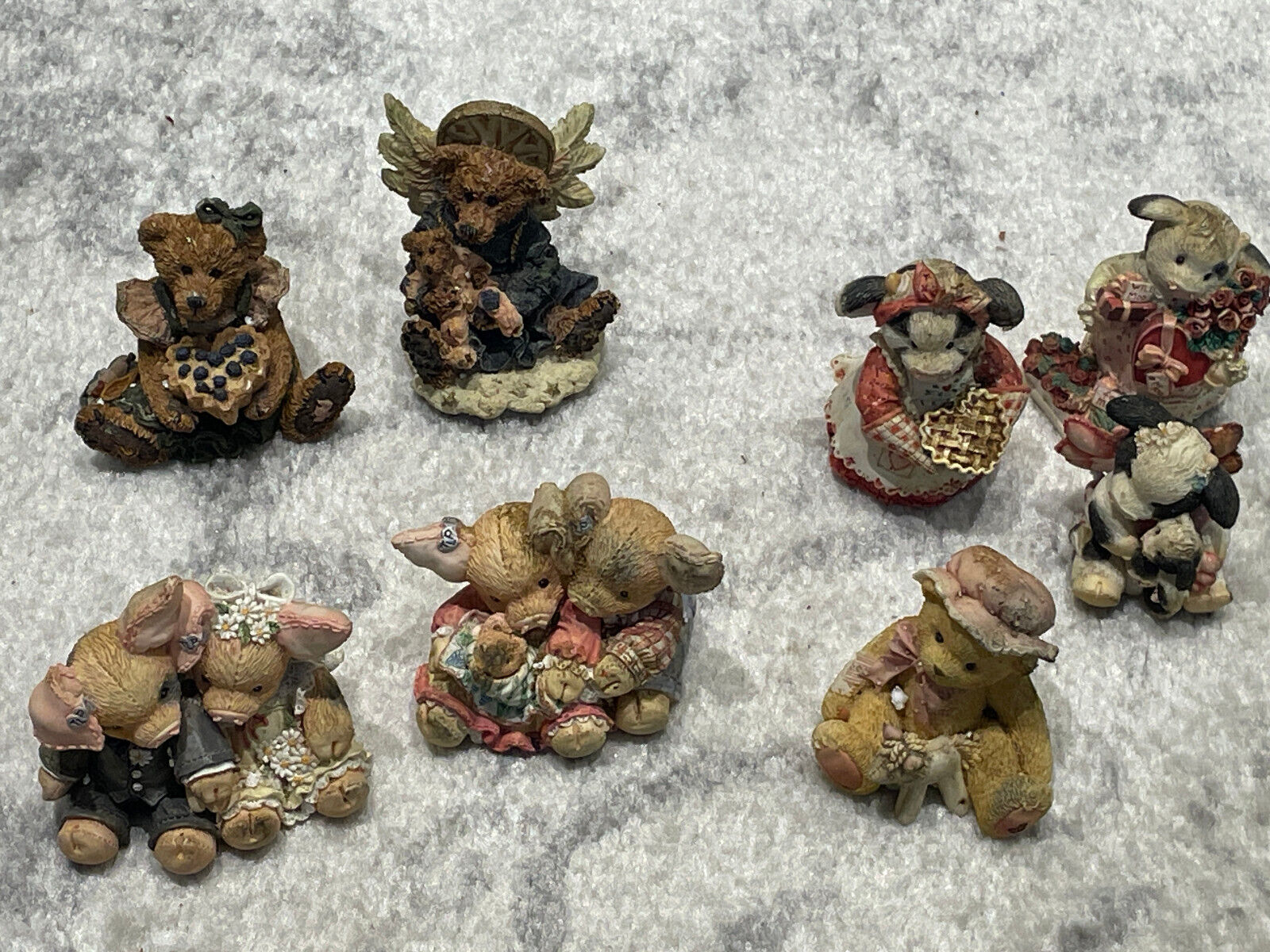 Vintage Boyds Bears & Friends This Little Piggy  Just a Cow Mixed Figurines
