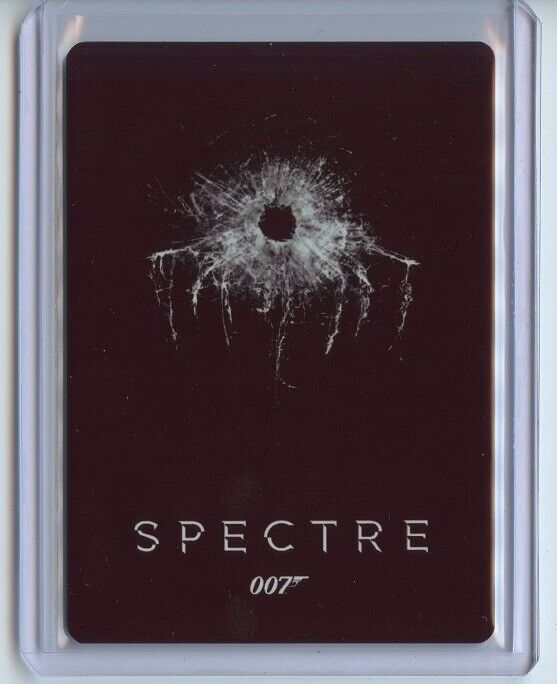 2016 James Bond Archives SPECTRE Movie Poster Metal case topper card CT1