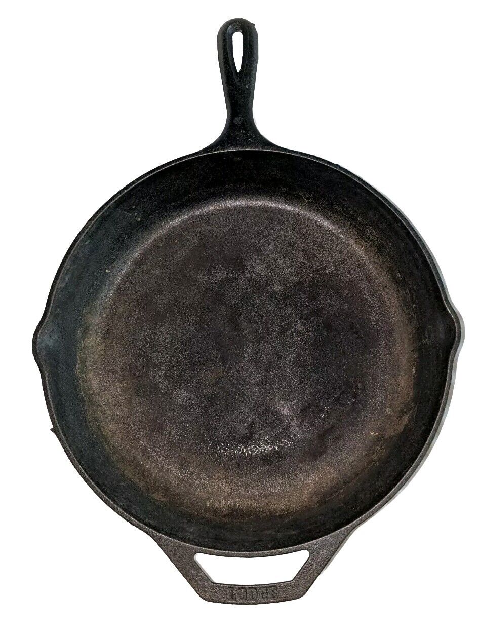 Large Size Lodge 10SK 12” Cast Iron Skillet, USA made, Genuine LODGE 12 inch
