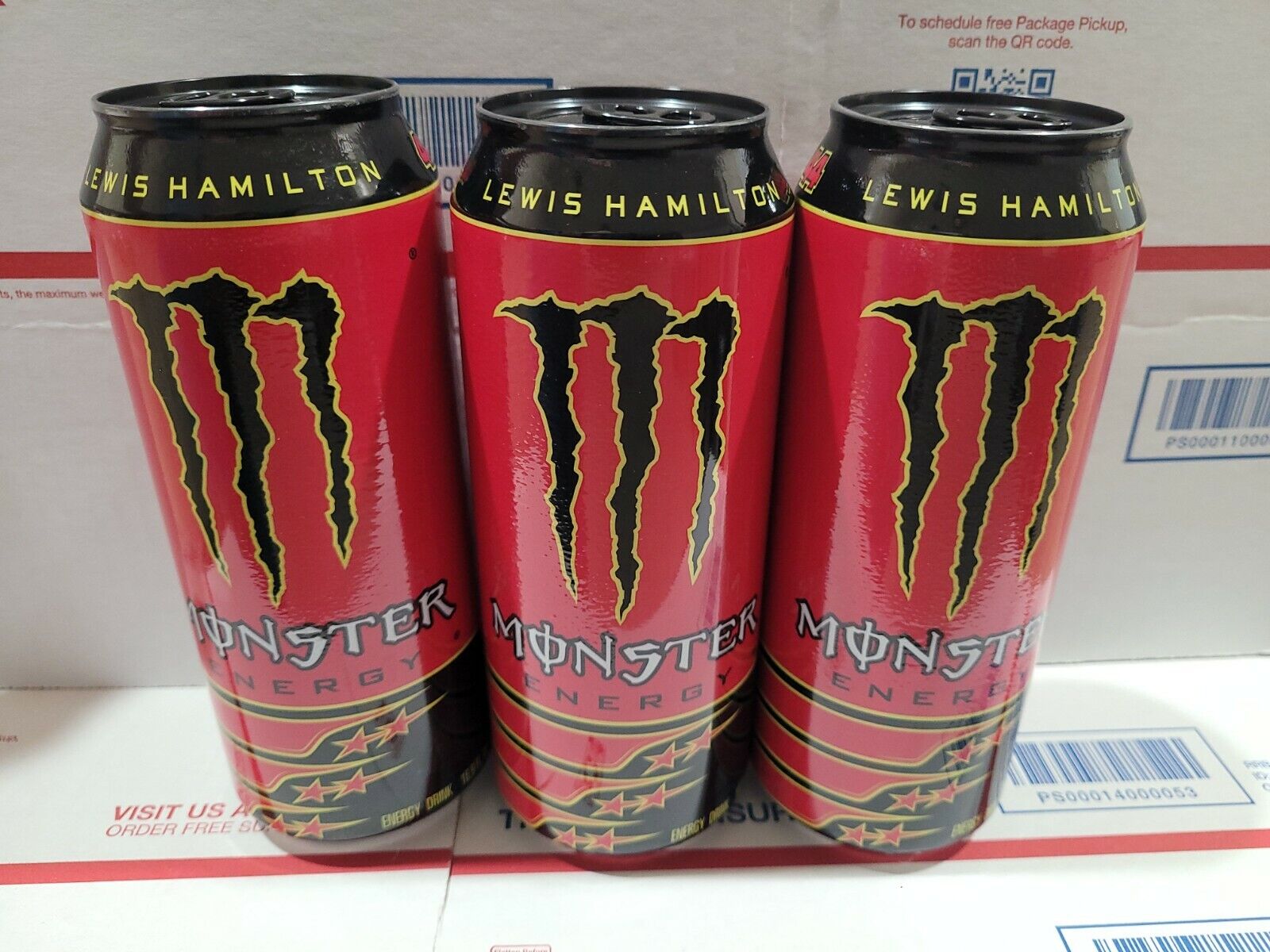 Monster Energy Lewis Hamilton LH44 Limited Edition Formula 1 Racing Lot Of 3