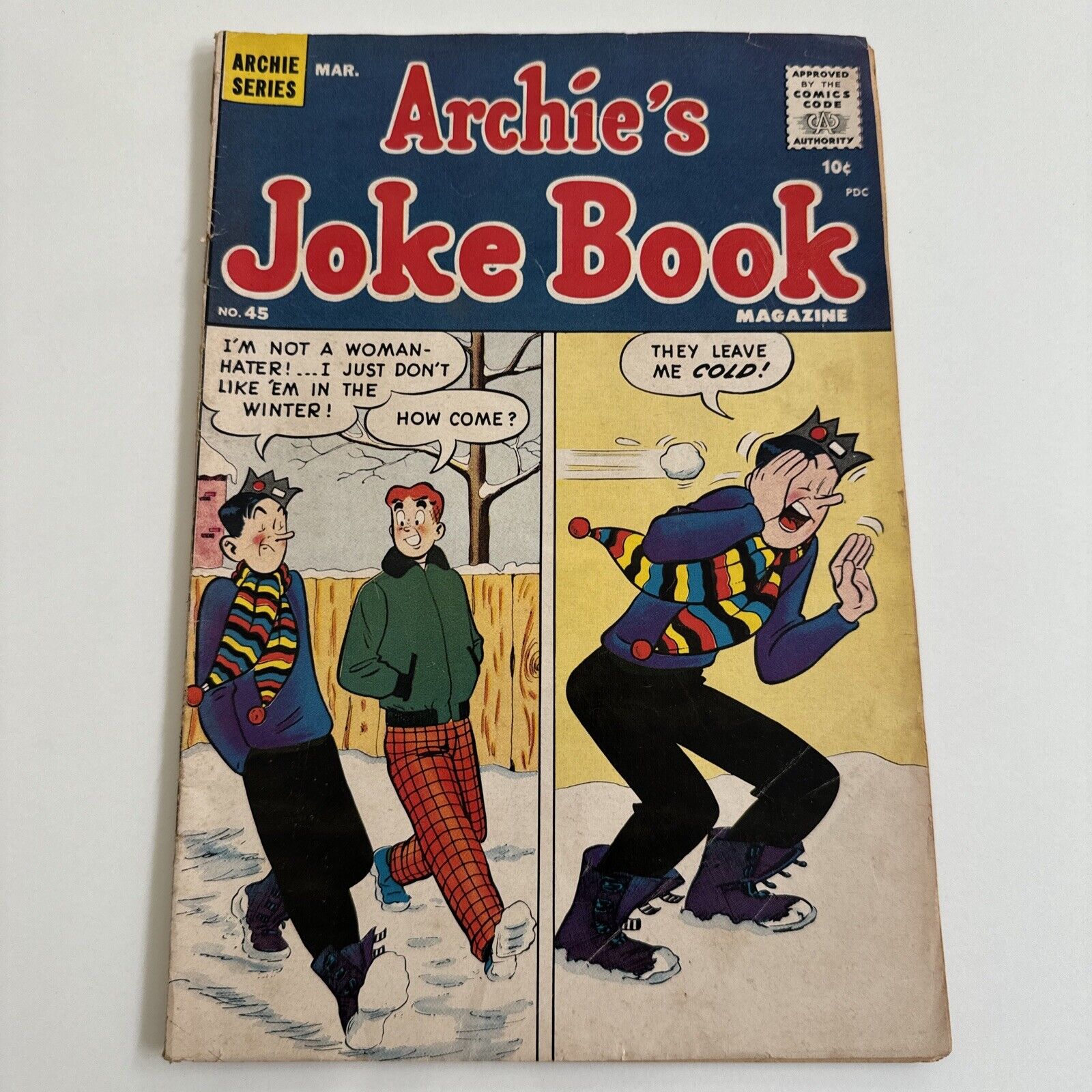 ARCHIE’S JOKE BOOK # 45 | Silver Age 1960 Betty & Veronica | Jughead | VG