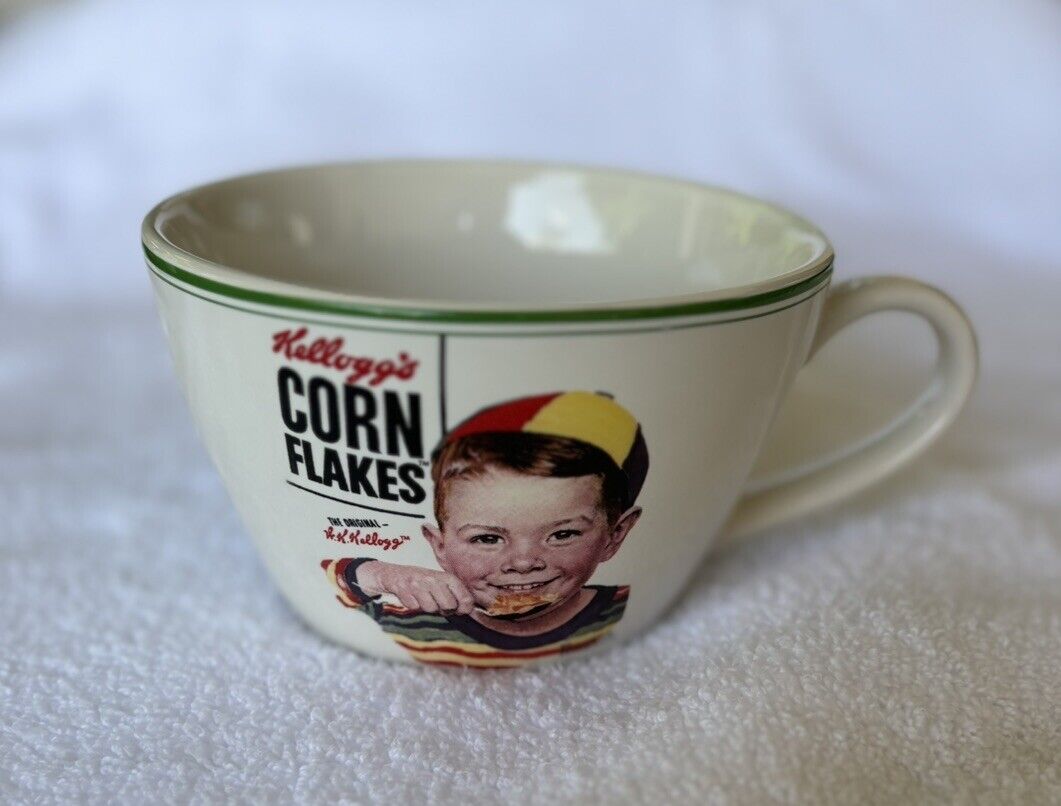 Kellogg\'s Corn Flakes Cereal Large Mug with Norman Rockwell Art (2013)   3\