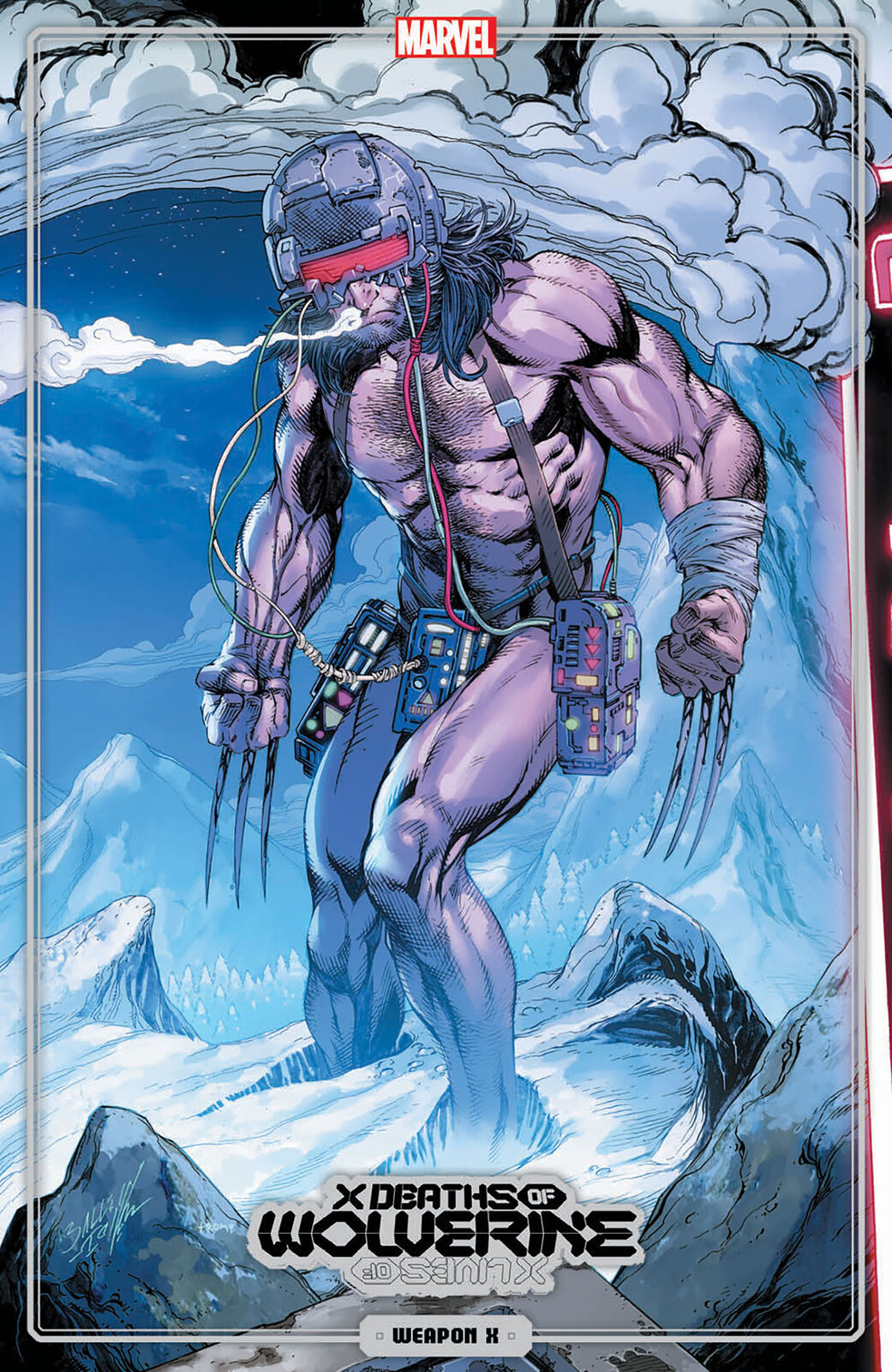X DEATHS OF WOLVERINE 2 BAGLEY TRADING CARD VARIANT