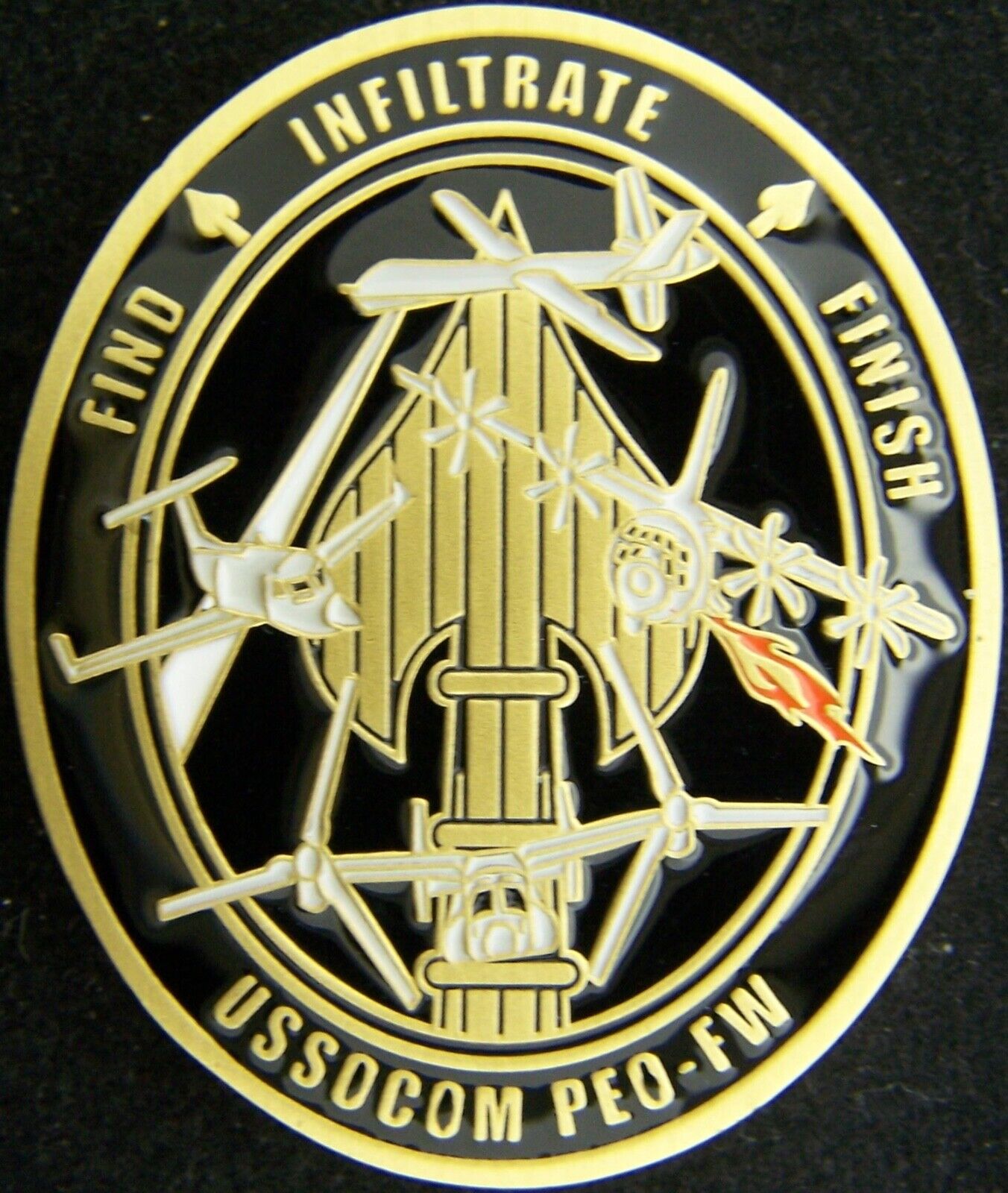 SOCOM US Special Operation Command PEO Fixed Wing Challenge Coin