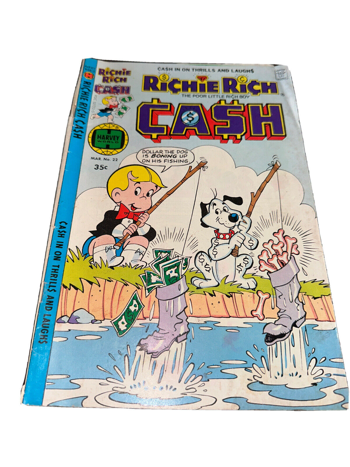 Richie Rich “Cash” Harvey World Comic 1978 Vintage No. 22