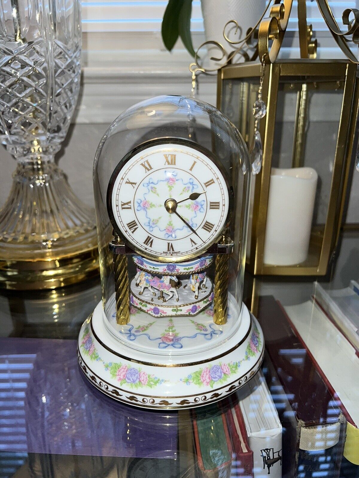 Vintage Arzberg Porzellan Truendl Clock - Manufaktur Germany, Handarbeit *RARE*