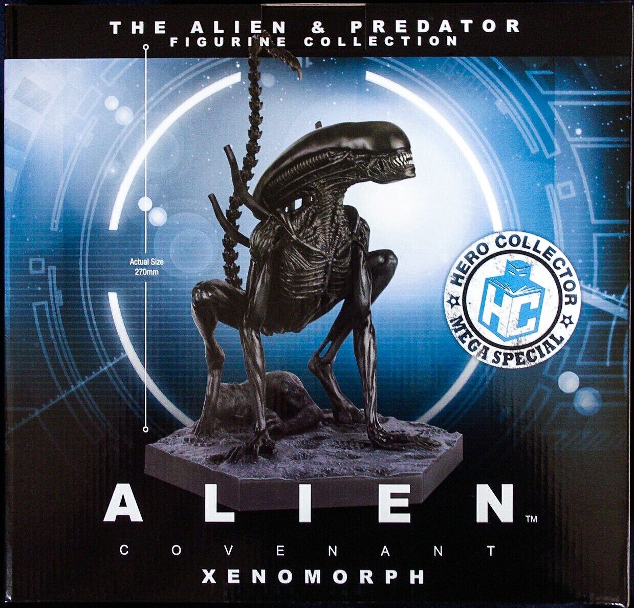 Eaglemoss Mega Alien Covenant Xenomorph Statue Alien & Predator Collection AVP