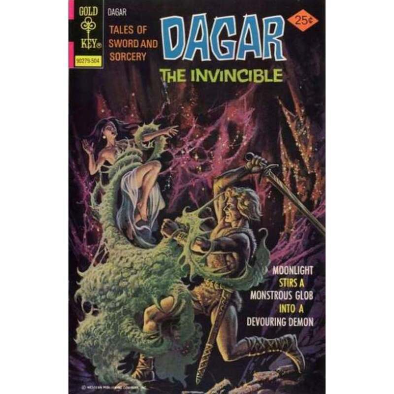 Dagar the Invincible #11 in Fine + condition. Gold Key comics [l&