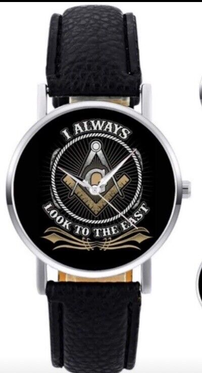 New ** Freemasonry Masonic Watch / Wrist Watch Quartz Movement