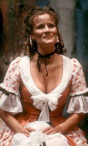 Claudia Rieschel, play Figaro\'s Wedding in Hamburg, Germany. - 1985 Old Photo