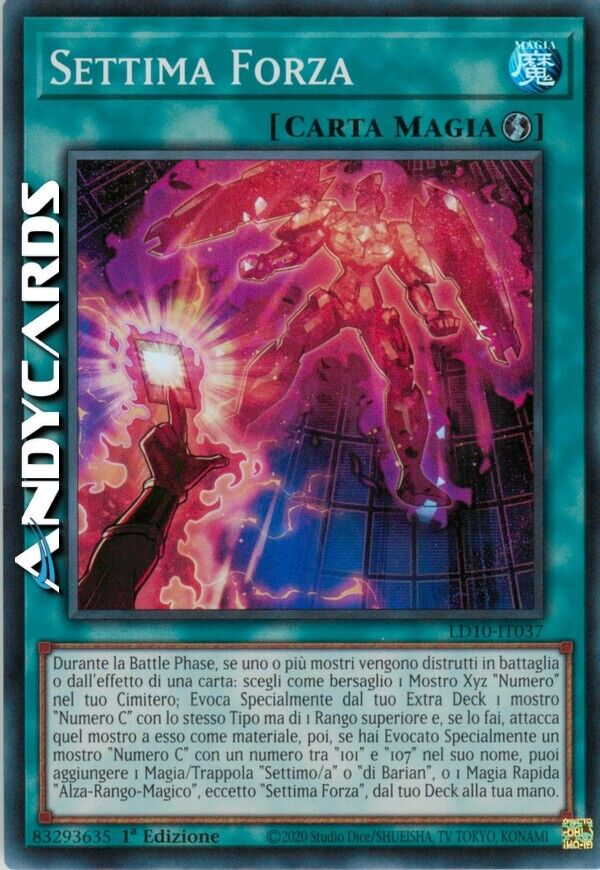 SEVENTH FORCE • (Seventh Force) • Super R • LD10 IT037 • 1Ed • Yugioh ANDYCARDS