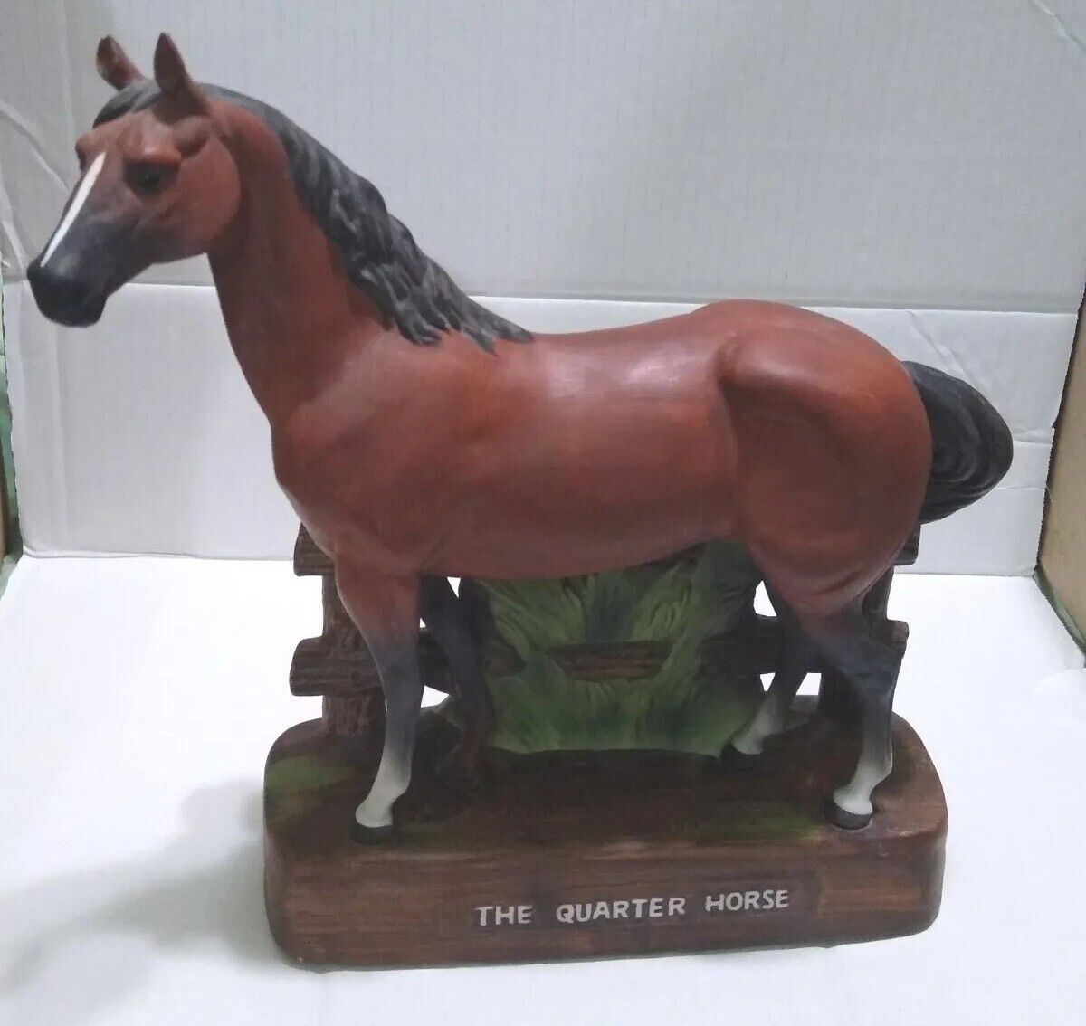 Vintage Quarter Horse Decanter Western Distilling Whiskey Equestra 