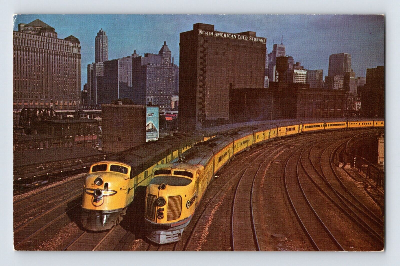 Postcard Chicago Northwestern Railroad Train 1960s Unposted Chrome