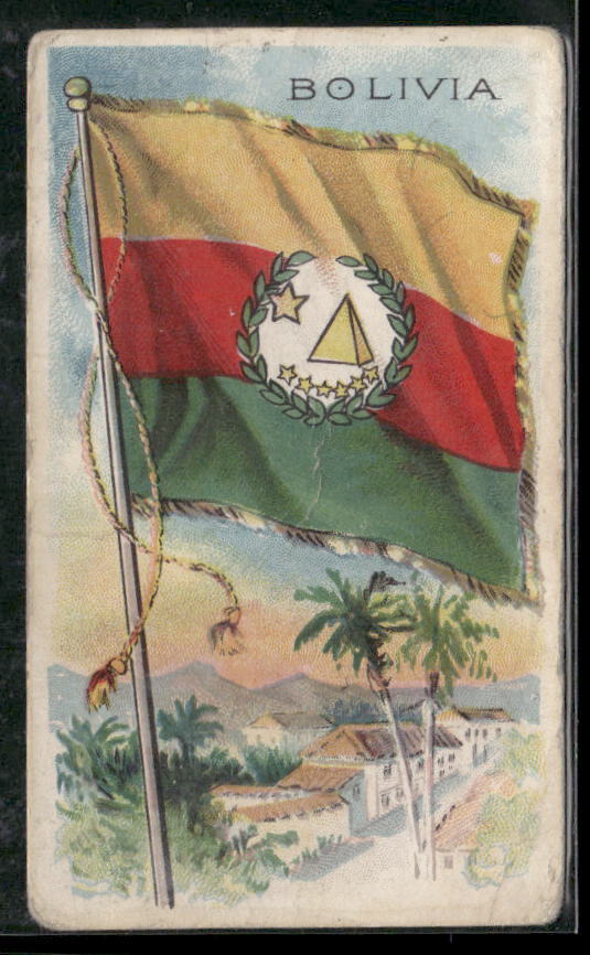 1910-11 Flags of All Nations (T59)-Bolivia-Recruit Black 1st Dist PA #240