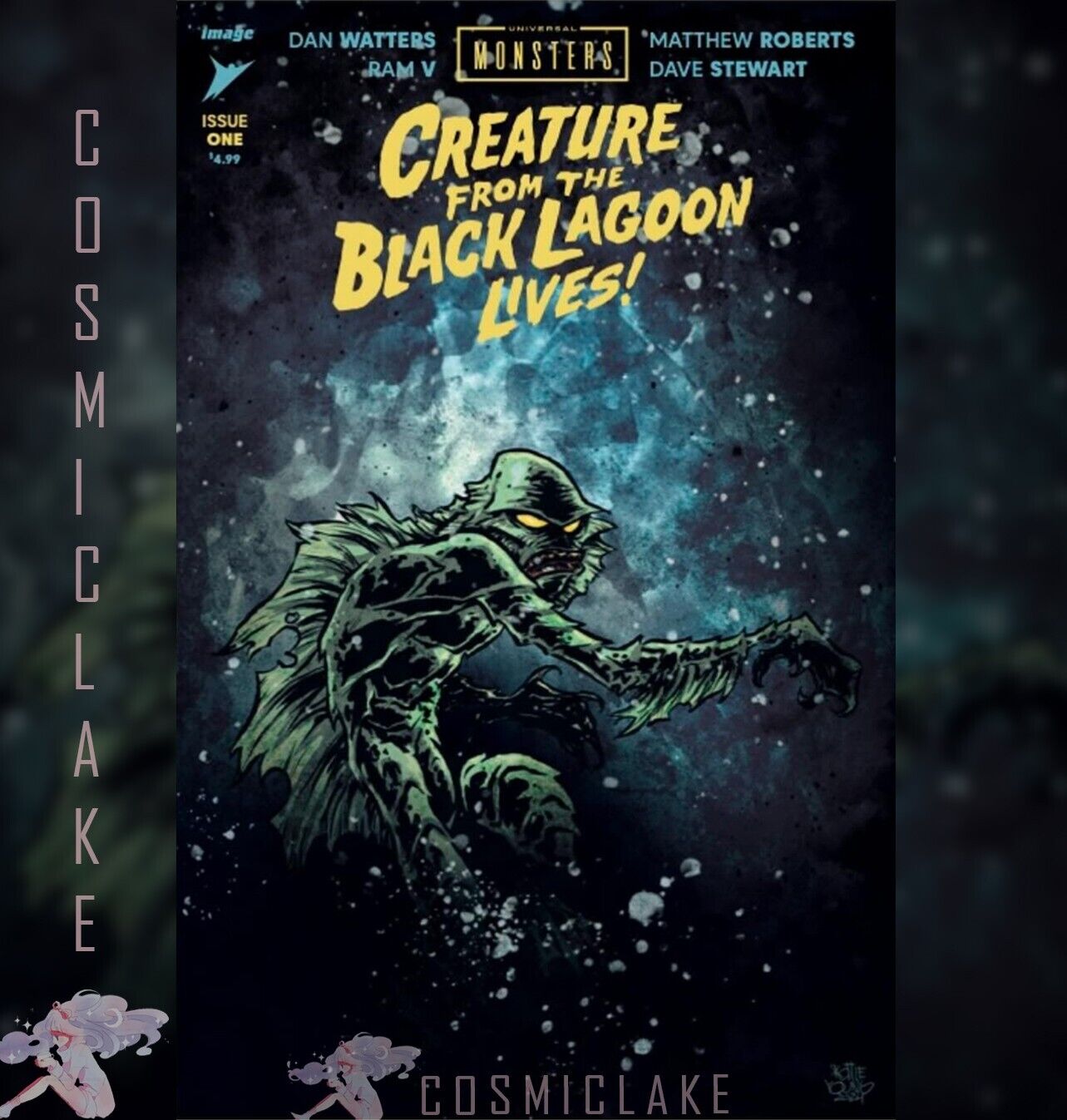 CREATURE FROM THE BLACK LAGOON LIVES #1 SKOTTIE YOUNG LTD VARIANT PRE 4/24☪