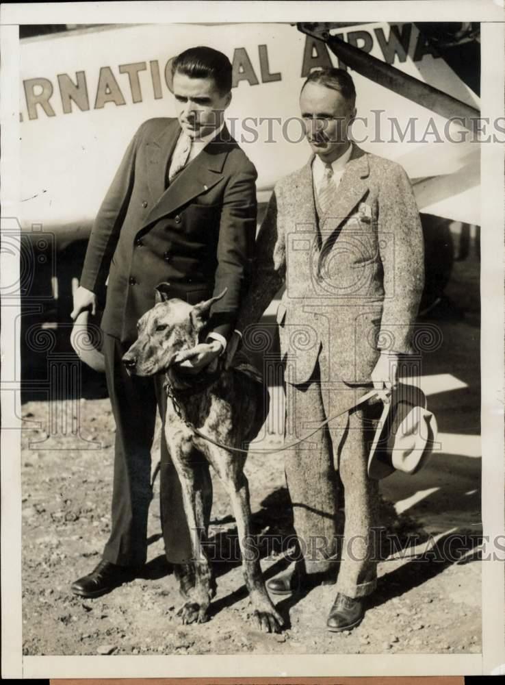 1929 Press Photo Capt. John H. Montgomery plans non-stop flight to Chile
