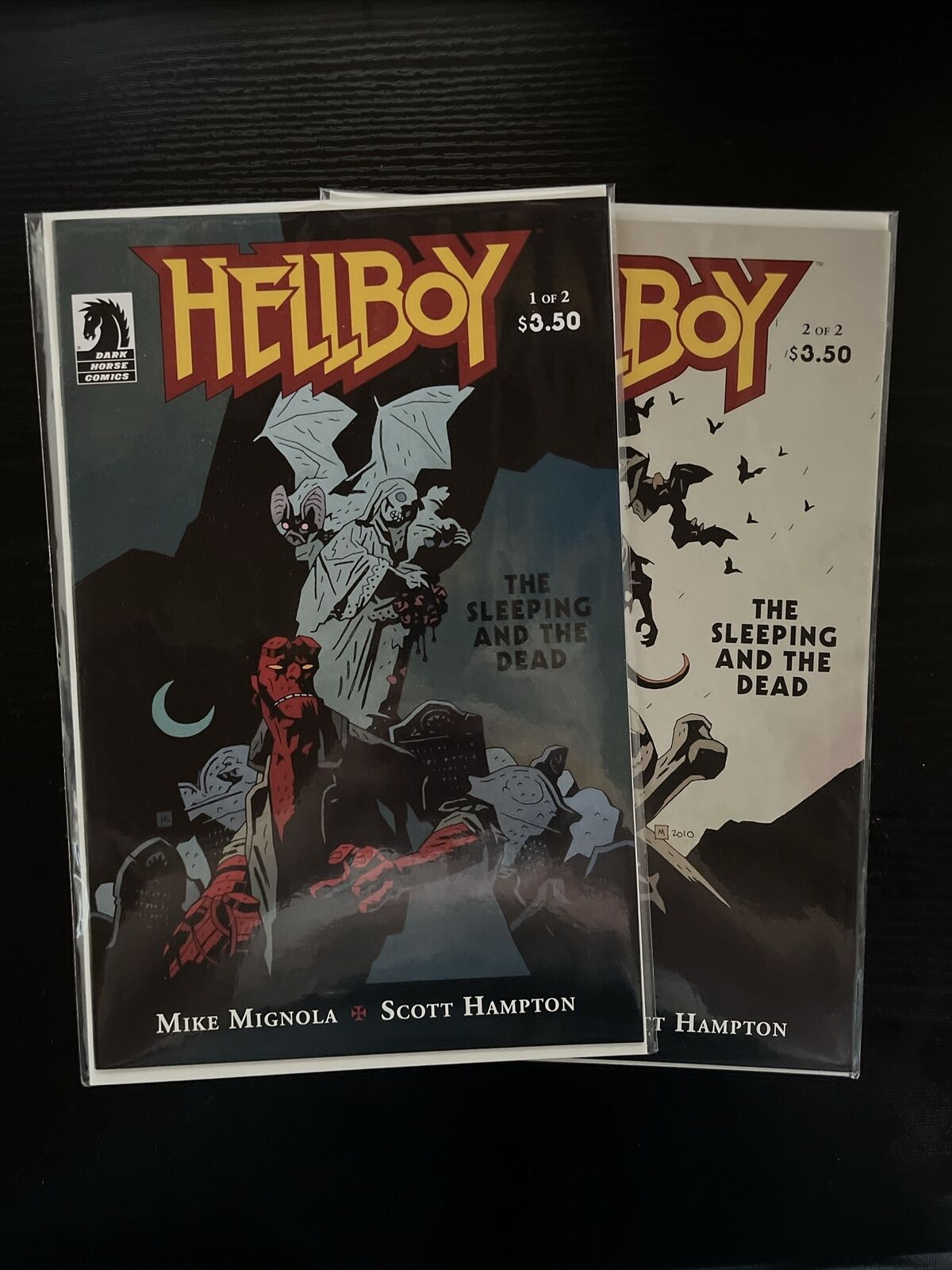 Hellboy The Sleeping And The Dead Lot #1-#2 Main Cover 2010, Horse NM