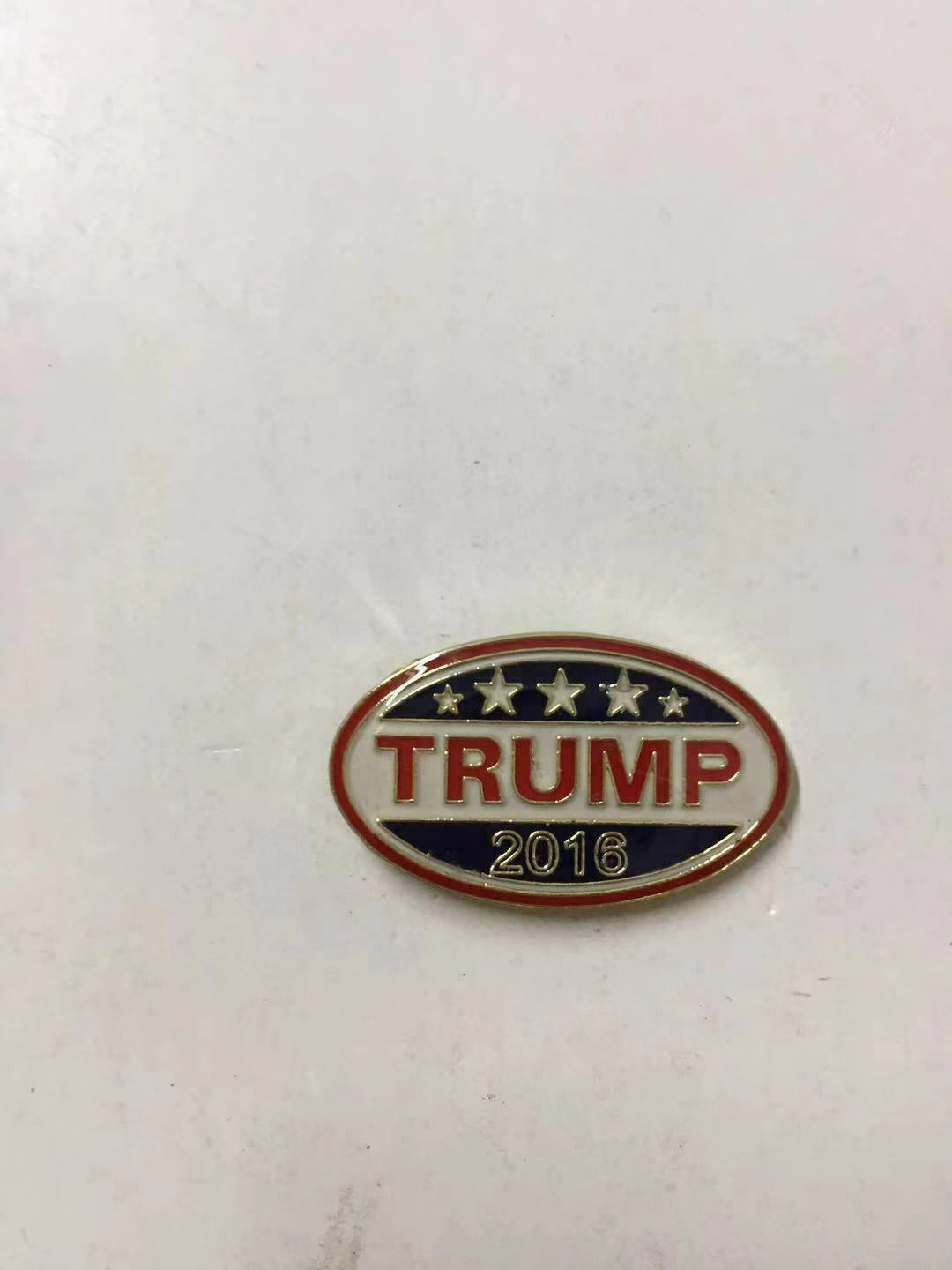 President Trump 2016 Official Oval USA Diecast Cloisonne Collectible Lapel Pins 