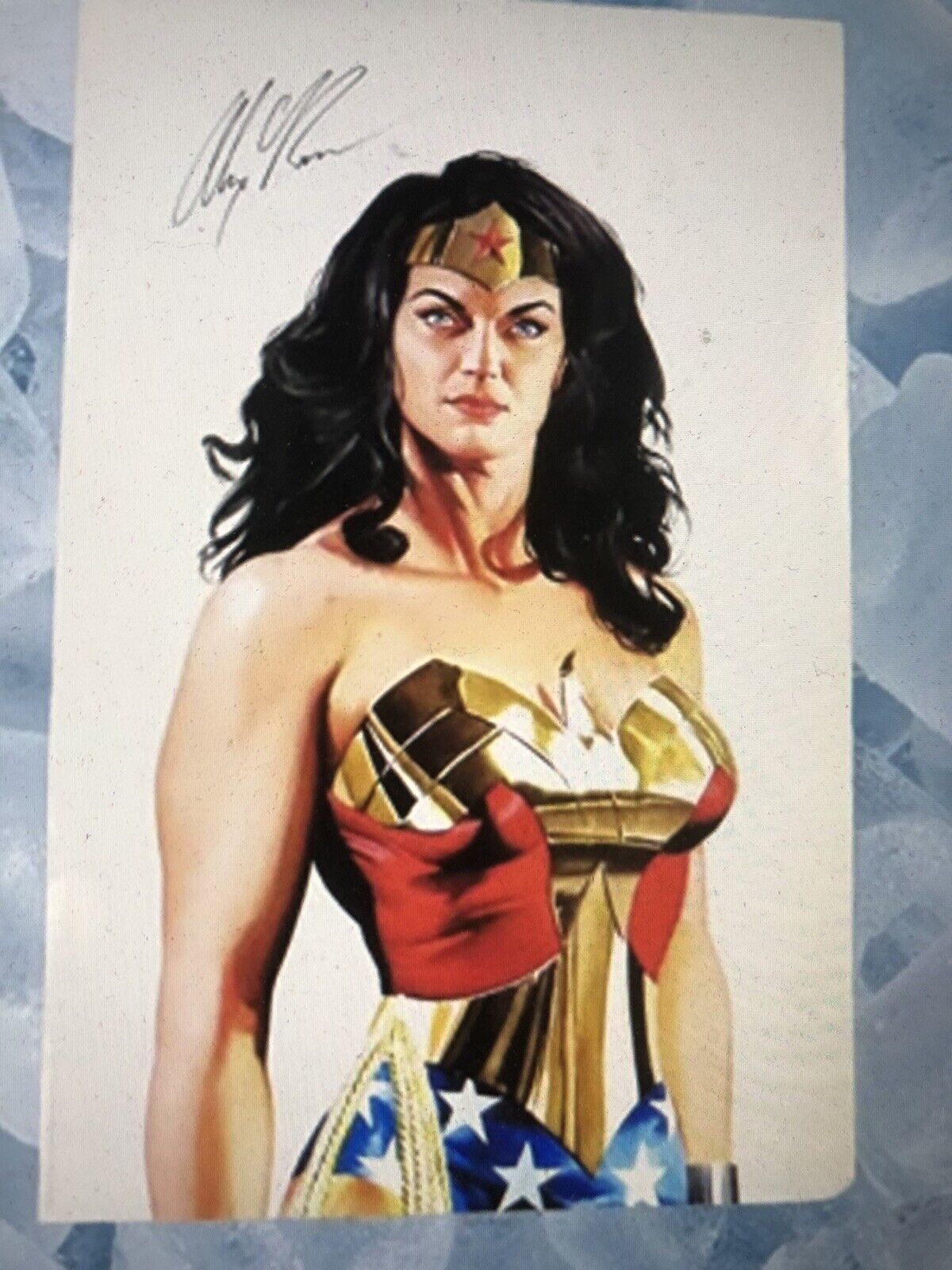 VINTAGE Wonder Woman Alex Ross 2001  Poster  22 x 34 factory rolled