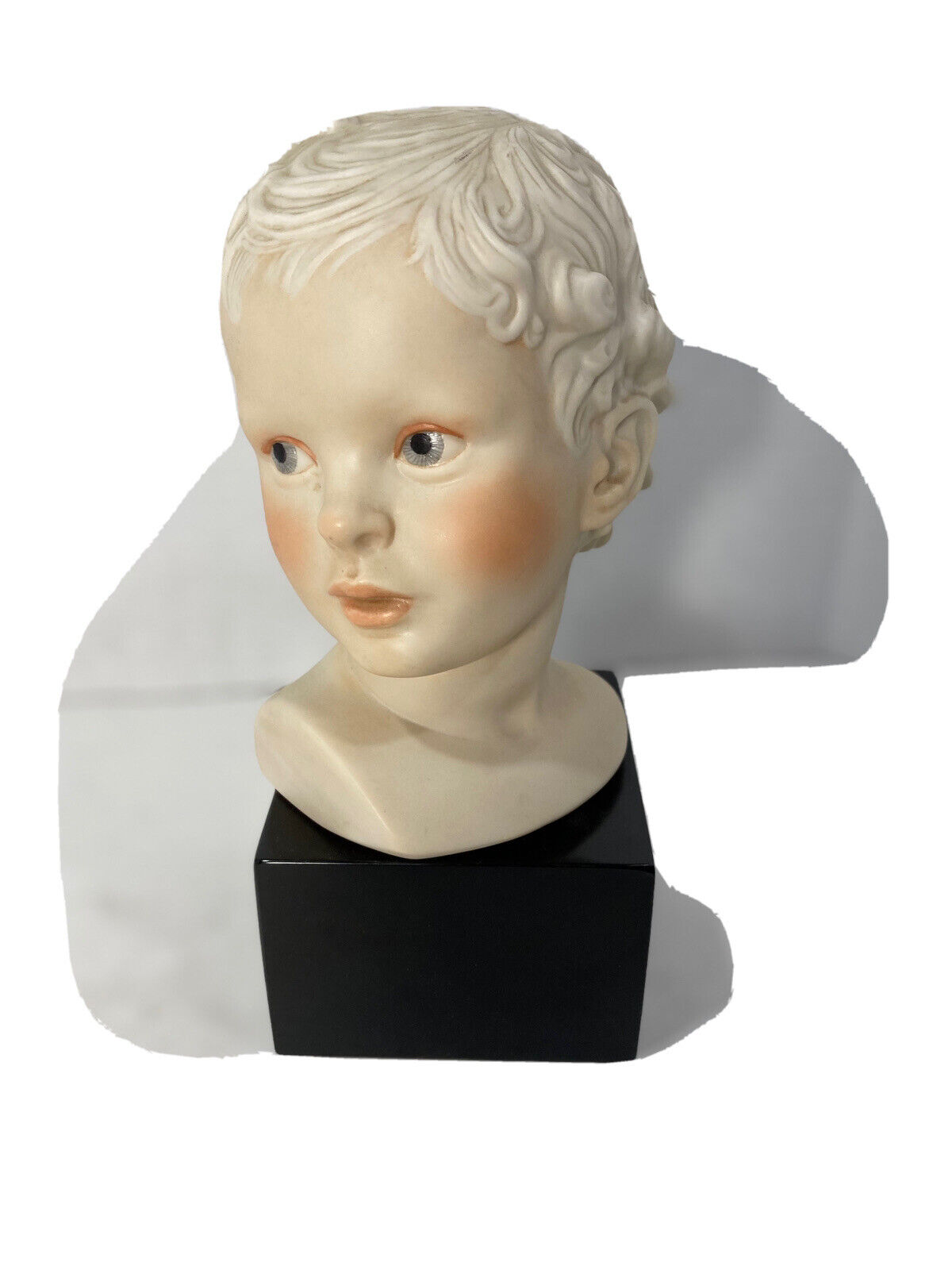 Vtg 70’s Cybis Eros Cupid Porcelain Boy 10” Figurine on Base-Signed-USA Made