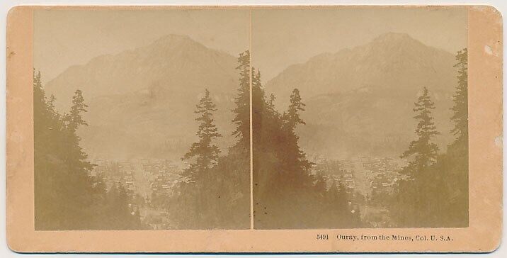 COLORADO SV - Ouray - From the Mines - BW Kilburn 1890s