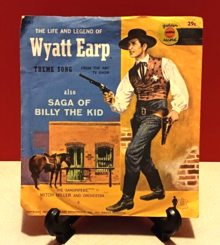 Wyatt Earp Vintage Vinyl Children’s Record Golden Records