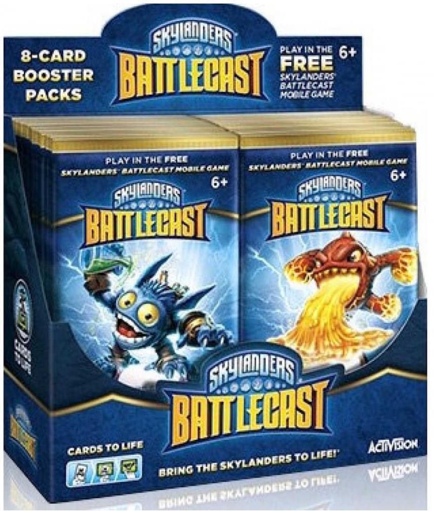Skylanders Battlecast 8-Card Booster Pack /Card Game - New Toys - J1398z