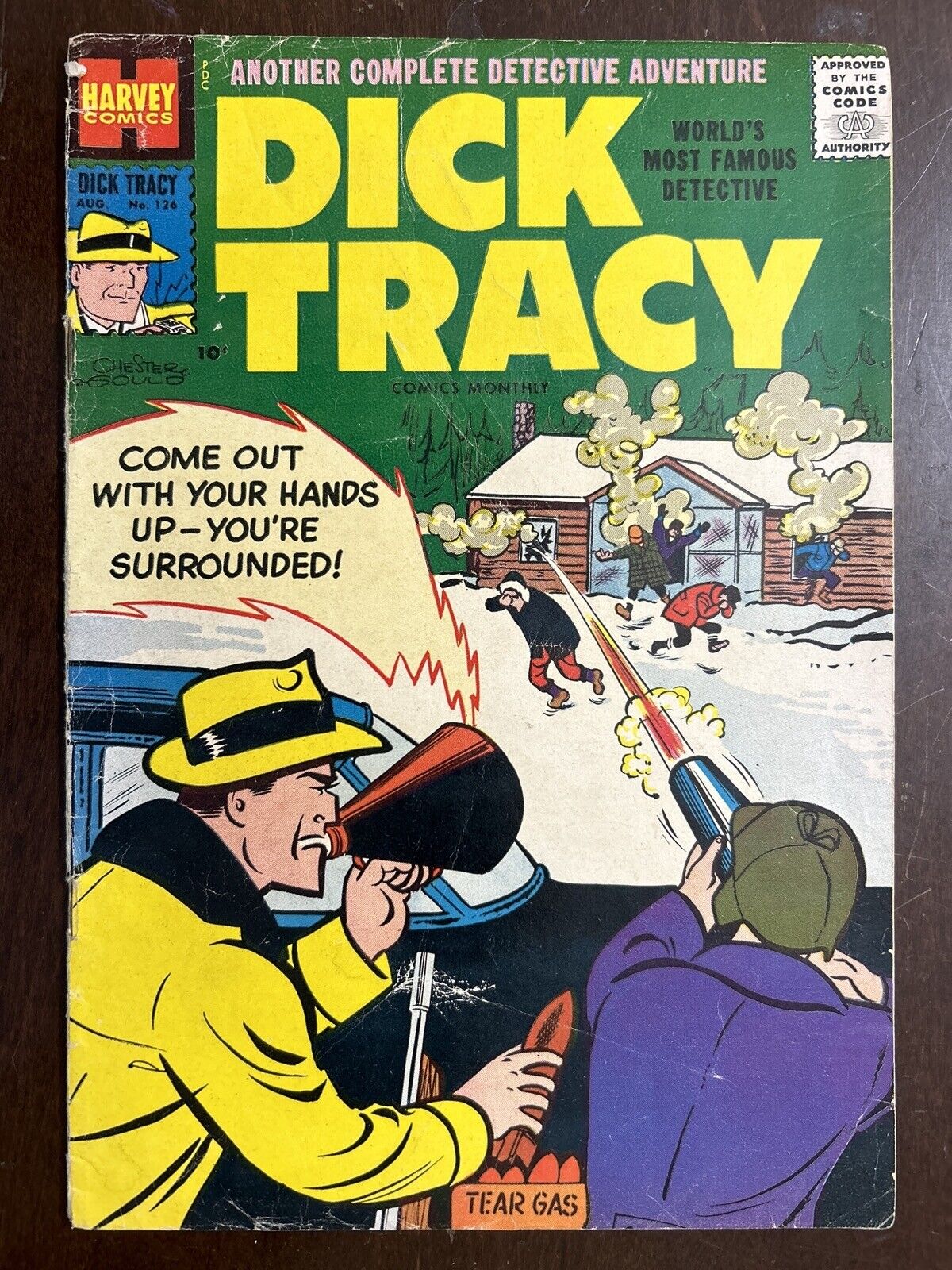 Dick Tracy Monthly #126 VG- 3.5 Harvey Comics 1958 Joe Simon & Chester Gould