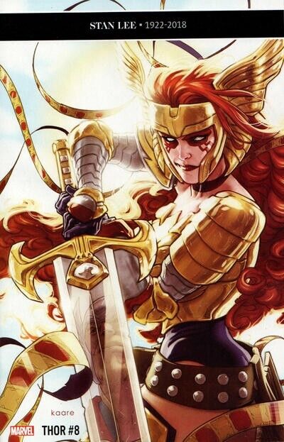 Thor #8 Kaare Andrews Variant / Retailer Unlock Stan Lee / Marvel 2018 NM/MT