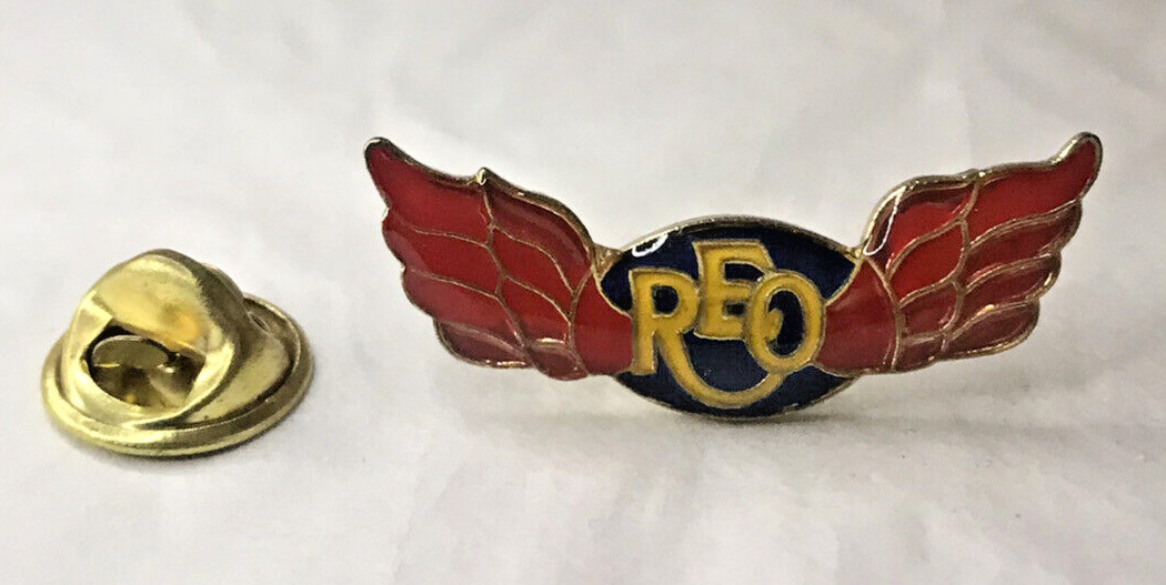 REO Wings Vintage Enamel Hat Lapel Pin Tie Tack 1980\'s New Old Stock