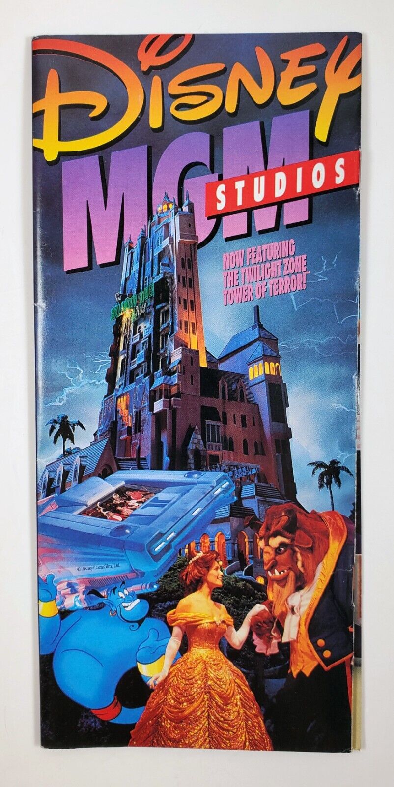 Vintage 1991 Disney MGM Studios Brochure Booklet Twilight Zone Tower of Terror